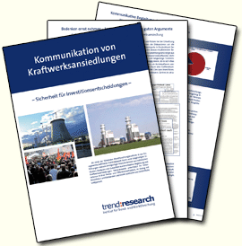 Broschüre Kommunikation von Kraftwerksansiedlungen